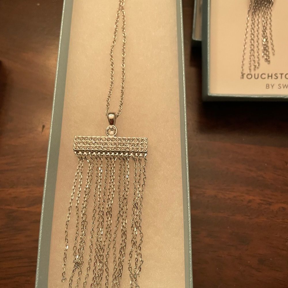 Touchstone Crystal On The Fringe Pendant